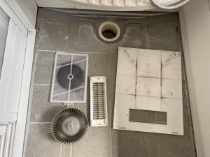 愛西市 バス乾燥・暖房・換気システム 浴室乾燥機クリーニング 三菱 